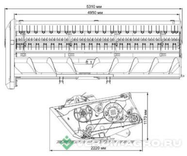 Косилки - ГЗЛИН жатка для трав КГС 1200000