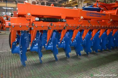 Бороны - БЕЛАГРОМАШ Борона дисковая складная  БДС-6х2П с резиновым катком, без переднего катка