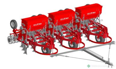 Сеялки - СИБЗАВОДАГРО КСЗУ 2,1ДРхЗ