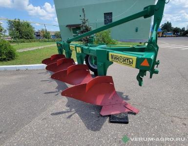 Плуги и глубокорыхлители - МРЗ ПЗН 4-35-01, со сплошным винтовым отвалом,  плуг навесной загонный