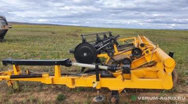 Жатки и оборудование для комбайнов - SANFLORO ЖВП-4,9, валков. прицепн. с реж. аппаратом Шумахер 