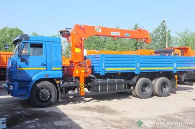 Специальные автомобили - КАМАЗ 65117 с КМУ KANGLIM-1256 