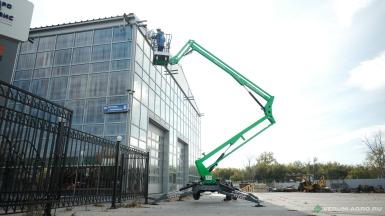 Подъемники - АИСТ 14 ЭЛЕКТРО Прицепной гидравлический подъемник