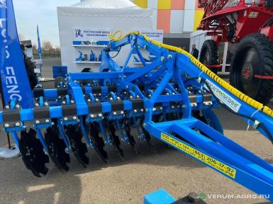 Дискаторы - РЗС АГЛ-3 борона дисковая (аналог  LEMKEN «Rubin 9/60) цельнорамная, полуприцепная(XL)