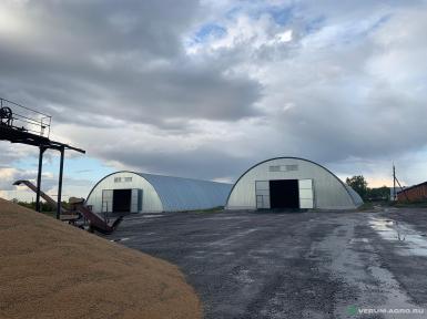 Быстровозводимые конструкции - АНГАРСТРОЙПРОЕКТ72 Быстровозводимый бескаркасный ангар Бескаркасный металлический ангар