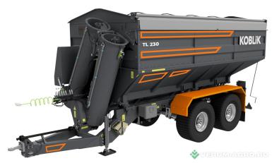 Прицепы для с/х техники - KOBLIK Прицепной бункер - перегрузчик серии TL, модель TL TL230