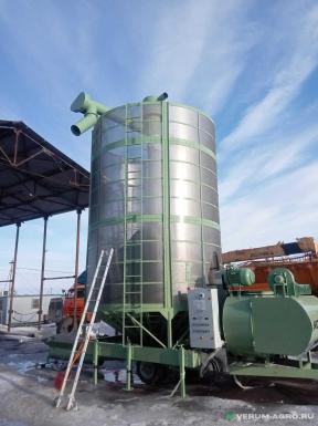 Зерносушильное оборудование - AGRONEZH М50  Мобильная зерносушилка (Газовая, Электропривод)