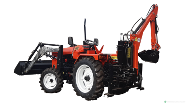 Колесные тракторы - УРАЛЕЦ 254 - 254 с КУН и экск. уст.