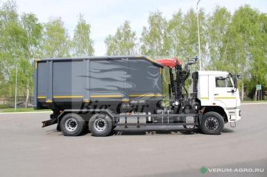 Грузовой автотранспорт - КАМАЗ Металловоз 30 м3 65117-104020-49 с ГМУ ВМ10-74М 