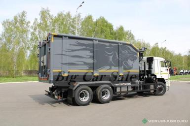 Грузовой автотранспорт - КАМАЗ Металловоз 30 м3 65117-104020-49 с ГМУ ВМ10-74М 