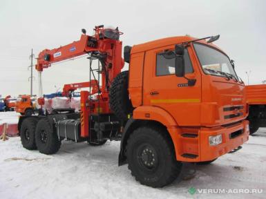 Грузовой автотранспорт - КАМАЗ Седельный тягач 43118 с КМУ Kanglim 1256 