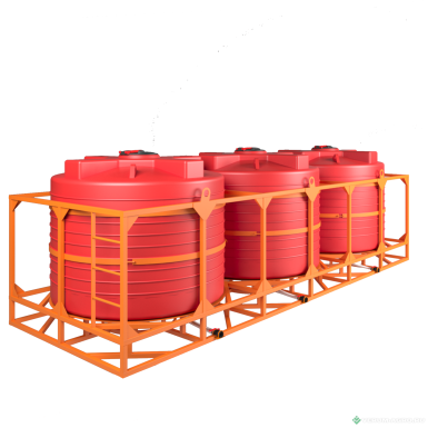 Транспортные кассеты - POLYTEAM Транспортная кассета с полным сливом 15000л PT-BA5000U-3-50