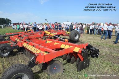 Бороны - БДТ-АГРО  БЭМС 5х2 двухрядная прицепная складная на эластомерах с прикатывающим планчатым катком КОРТЕС ® 