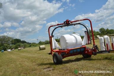Обмотчики рулонов - METAL-FACH Z-598 прицепной, самозагружающийся, скоростной