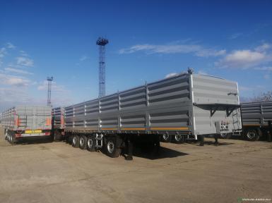 Полуприцепы - ТЗА 588536 зерновоз с вынесенной осью