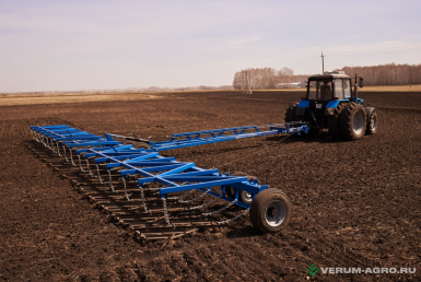Бороны - ДИБОР Сцепка бороновальная широкозахватная  СШГ-16 с боронами БТЗ (односледная)