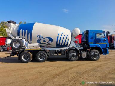 Грузовой автотранспорт - КАМАЗ 65201 Автобетоносмеситель ТЗА 58142U, 8х4, 12 куб.м.