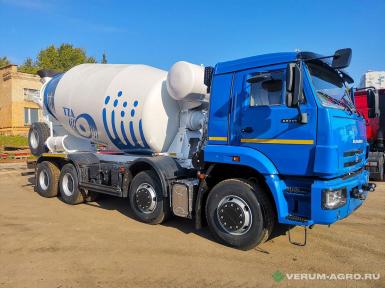 Грузовой автотранспорт - КАМАЗ 65201 Автобетоносмеситель ТЗА 58142U, 8х4, 12 куб.м.