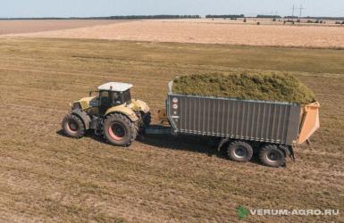 Прицепы для с/х техники - ЧКЗ-АГРО ПТВ-256, Полуприцеп с передвижной стеной  