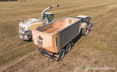 Прицепы для с/х техники - ЧКЗ-АГРО ПТВ-256, Полуприцеп с передвижной стеной  