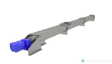 Транспортировка зерна - ВЭММ Конвейер винтовой в желобе КВ(Ж)-40