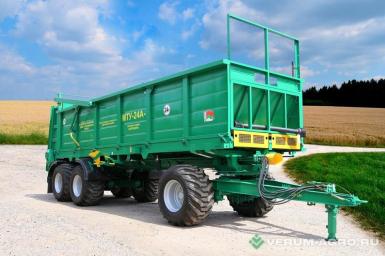 Прочее - БОБРУЙСКАГРОМАШ МТУ-24А-1 (трехосная) Машина для внесения твердых органических удобрений