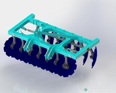 Бороны - ДОРМАШ БДМ 2,2х2Н ( Сура 2,2х2Н) навесная 