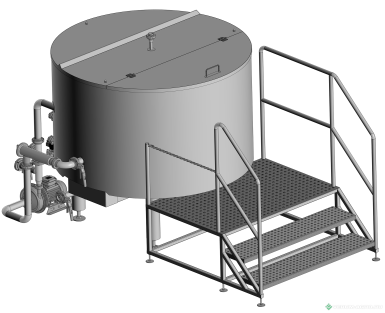 Оборудование для сыроварения - АПС ГРУПП  Комплект емкости для солевого раствора КЕСП-1000Т 