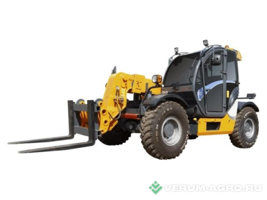 Телескопические погрузчики - АМКОДОР Т400-70 Ковш основной+Зерновой,Вилы с захватом+Грузовые
