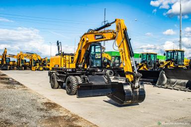 Экскаваторы - SANY SY165W Колесный экскаватор (c аутригерами)