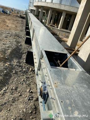 Транспортировка зерна - КОМПЛЕКС АГРО Конвейер скребковый    К100/20