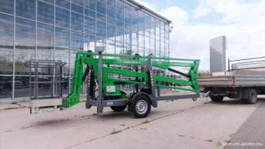 Подъемники - АИСТ 18 ЭЛЕКТРО Прицепной гидравлический подъемник