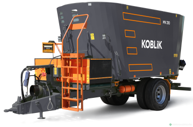 Кормораздатчики-смесители - KOBLiK Смеситель-раздатчик кормов MV 210, безрамная конструкция с передним транспортером