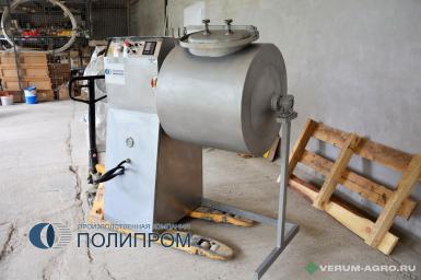 Оборудование для мясопереработки - ПОЛИПРОМ МЯСОМАССАЖЕР ВАКУУМНЫЙ «МВУ-200.1 РУ» (НЕРЖ.) 