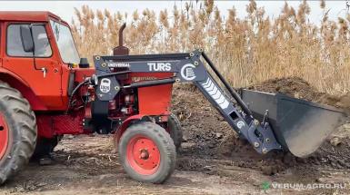 Навесные погрузчики - САЛЬСКСЕЛЬМАШ Turs-1000Y UNIVERSAL, EURO-рамка, погрузчик к тракторам МТЗ-8