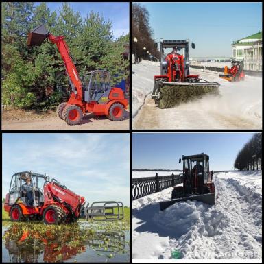 Телескопические погрузчики - POLAR BADGER WL50AT