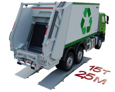 Автомобильные весы - ВАЛ Весы автомобильные ВАЛ-М 15-2,5 (до 15 тонн; платф. 2,5 х 0,8м х 2 шт)