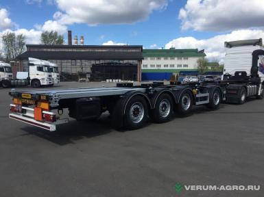 Полуприцепы - ORTHAUS CGS C40 Контейнеровоз 20-45ft и HighCube, универсальный