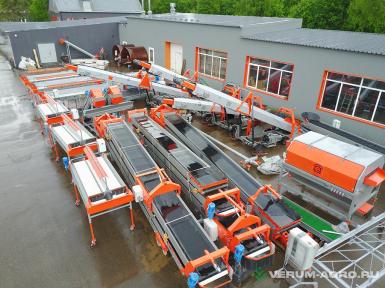 Прочее - КЛИНМАШ Двухсекционный ленточный телескопический транспорт ТТ 14-80ЭЛ