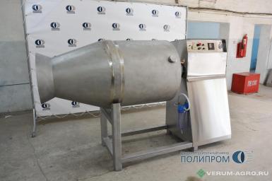 Оборудование для мясопереработки - ПОЛИПРОМ МЯСОМАССАЖЕР ВАКУУМНЫЙ «МВУ-1000.3» (НЕРЖ.) 