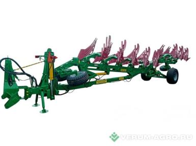 Плуги и глубокорыхлители - МРЗ Плуг полунавесной оборотный ППОВ 8-45-01, (7+1) с перьевым отвалом
