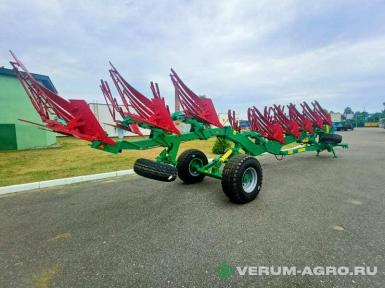 Плуги и глубокорыхлители - МРЗ Плуг полунавесной оборотный ППОВ 8-45-01, (7+1) с перьевым отвалом