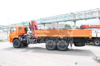 Грузовой автотранспорт - КАМАЗ Бортовой автомобиль 43118-3027-48 с КМУ ИМ-320А 