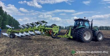 Плуги и глубокорыхлители - ВОЛГААГРОМАШ ПОМ-6+1+1 6 корпусов