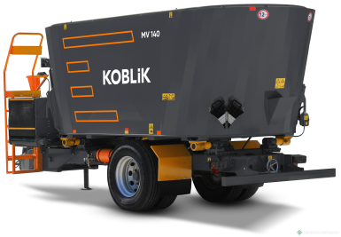 Кормораздатчики-смесители - KOBLiK Смеситель-раздатчик кормов MV 140, рамная конструкция с передним транспортером
