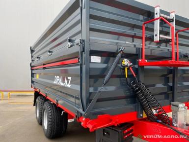 Прицепы для с/х техники - PALAZOGLU Тракторный полуприцеп 2TU10 Тандем бортовой