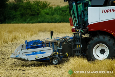 Жатки и оборудование для комбайнов - ПЕНЗМАШ ЖО 9 с опорными колёсами 