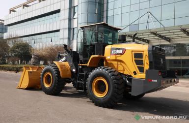 Фронтальные погрузчики - XCMG XC958 обновленная линейка погрузчиков ZL50GV