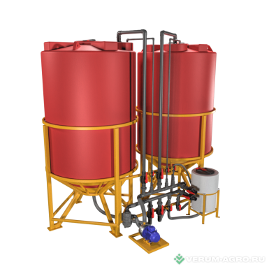 Прочее - POLYTEAM Растворный стационарный узел (РСУ) 28000л  RSU-28