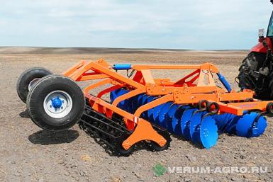 Бороны - БЕЛАГРОМАШ Дисковый мульчировщик  ДМ-4х2 с катком КСК